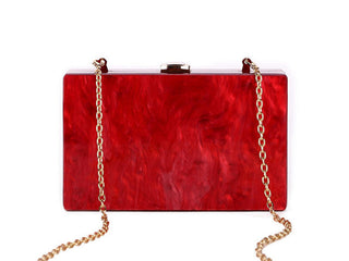 Gnirue New Wallet Fashion Women Messenger Bags Elegant Pearl Acrylic Clutch Vintage Woman Party Pure White Shoulder Evening bag ALODIA STORE