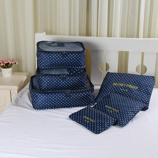 RUPUTIN 6Pcs/set Baggage Travel Organizer Bags waterproof ALODIA STORE