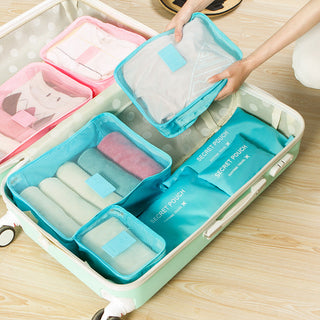 RUPUTIN 6Pcs/set Baggage Travel Organizer Bags waterproof ALODIA STORE