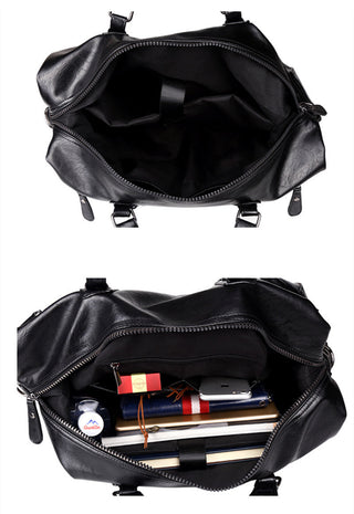 Fashion Men's Travel Bags Luggage Waterproof Suitcase Duffel Bag Big Large Capacity Bags Casual High-Capacity PU Leather Handbag ALODIA STORE