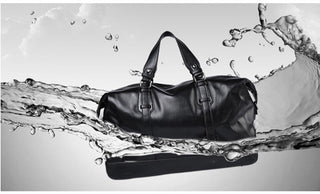 Fashion Men's Travel Bags Luggage Waterproof Suitcase Duffel Bag Big Large Capacity Bags Casual High-Capacity PU Leather Handbag ALODIA STORE