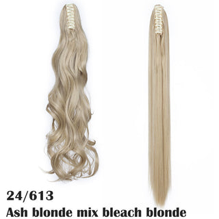 HAIRRO Claw Clip On Ponytail Hair Extension Synthetic Ponytail Extension Hair For Women Pony Tail Hairpiece Curly Style ALODIA STORE