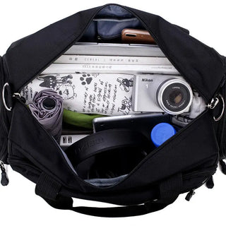 Hot Waterproof Nylon Travel Handbag Men Fashion Carry On Weekend Bags Vintage casual Duffel Shoulder Bags women Overnight Bag ALODIA STORE
