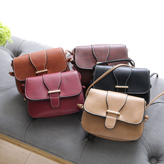 REPRCLA New Arrivals Women Bags Small Vintage Shoulder Bag Pu Leather Women Messenger Bags Crossbody Designer Ladies Bag ALODIA STORE