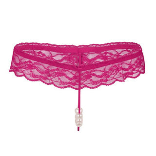 Sexy Women Pearl Panties Lace G String Temptation Underwear Ladies Tanga Hipster Thong Transparent Dessous Elastic Underpants ALODIA STORE