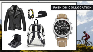 MEGIR Fashion Sport Watch Men Luxury Brand Men Quartz Watches Chronogragph Clock Leather Band Army Military Wrist Watch 2026 ALODIA STORE
