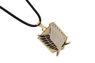 Metal Anime attack on the wings of freedom titanium necklace Shingeki no Kyojin cosplay necklace necklace necklace survey ALODIA STORE