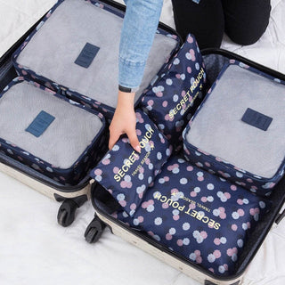 RUPUTIN 6Pcs/set Baggage Travel Organizer Bags waterproof ALODIA STORE