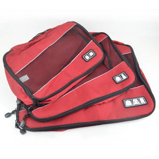 RUPUTIN 3Pcs/set Travel Luggage Organizer Packing Cubes Set ALODIA STORE
