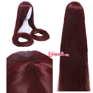 L-email wig Synthetic Hair 60inch 150cm Long Blonde Wig Chobits Chi Cosplay Wigs Straight Beige Black Halloween Cosplay Wig ALODIA STORE
