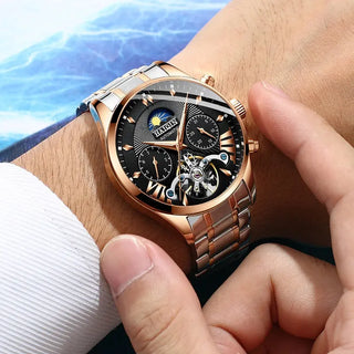 HAIQIN men's/mens watches top brand luxury automatic/mechanical/luxury watch men sport wristwatch mens reloj hombre tourbillon ALODIA STORE
