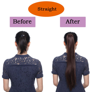 HAIRRO Claw Clip On Ponytail Hair Extension Synthetic Ponytail Extension Hair For Women Pony Tail Hairpiece Curly Style ALODIA STORE