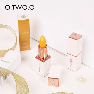 O.TWO.O Lip Balm Temperate Changing Lipstick Long Lasting Hygienic Moisturizing Lipstick Anti Aging Makeup Pink Lip Care ALODIA STORE