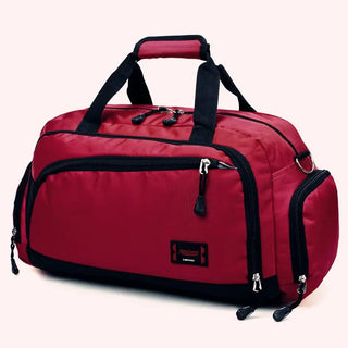 Hot Waterproof Nylon Travel Handbag Men Fashion Carry On Weekend Bags Vintage casual Duffel Shoulder Bags women Overnight Bag ALODIA STORE