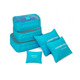 RUPUTIN 6Pcs/set Baggage Travel Organizer Bags waterproof ALODIA STORE