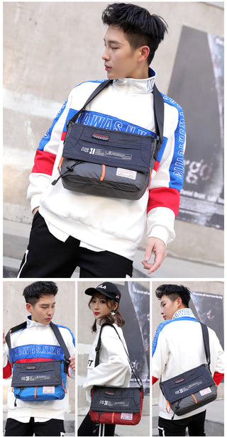 Brand Satchel Bags Mens Travel Waterproof Nylon Single Shoulder Bag Crossbody Bag Messenger Bag for Men Casual Bag XA204ZC ALODIA STORE