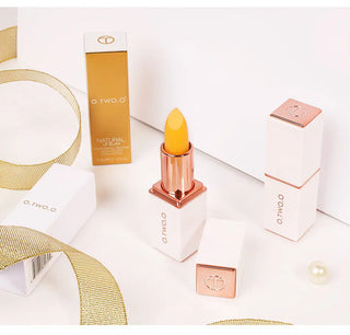 O.TWO.O Lip Balm Temperate Changing Lipstick Long Lasting Hygienic Moisturizing Lipstick Anti Aging Makeup Pink Lip Care ALODIA STORE
