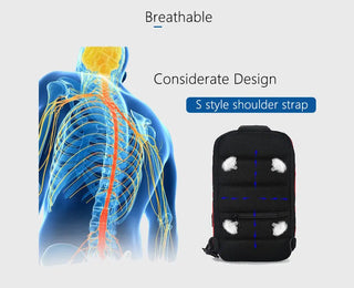 OZUKO Casual Men's Chest Pack Waterproof Crossbody Bags Male USB Charging Shoulder Bag Large Capacity Oxford Messenger Bag 2019 ALODIA STORE