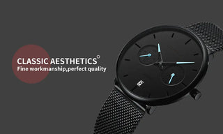 Mens Watches CRRJU Full Steel Casual Waterproof Watch for Man Sport Quartz Watch Men's Dress Calendar Watch Relogio Masculino ALODIA STORE