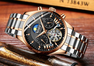 HAIQIN men's/mens watches top brand luxury automatic/mechanical/luxury watch men sport wristwatch mens reloj hombre tourbillon ALODIA STORE