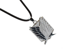 Metal Anime attack on the wings of freedom titanium necklace Shingeki no Kyojin cosplay necklace necklace necklace survey ALODIA STORE