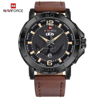 NAVIFORCE Men's Fashion Business Quartz Wristwatches Creative Sports Watches Men Luxury Brand Watch Clock Male Relogio Masculino ALODIA STORE