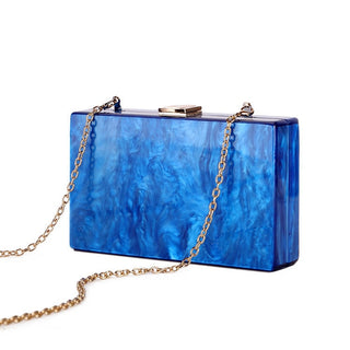 Gnirue New Wallet Fashion Women Messenger Bags Elegant Pearl Acrylic Clutch Vintage Woman Party Pure White Shoulder Evening bag ALODIA STORE