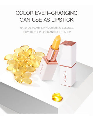 O.TWO.O Lip Balm Temperate Changing Lipstick Long Lasting Hygienic Moisturizing Lipstick Anti Aging Makeup Pink Lip Care ALODIA STORE