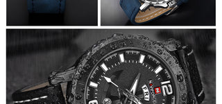 NAVIFORCE Men's Fashion Business Quartz Wristwatches Creative Sports Watches Men Luxury Brand Watch Clock Male Relogio Masculino ALODIA STORE