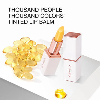 O.TWO.O Lip Balm Temperate Changing Lipstick Long Lasting Hygienic Moisturizing Lipstick Anti Aging Makeup Pink Lip Care ALODIA STORE