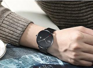 NIBOSI Ultra Thin Fashion Men Watch Top Luxury Brand Business Quartz Watches Waterproof Sports Watch Men Clock Relogio Masculino ALODIA STORE