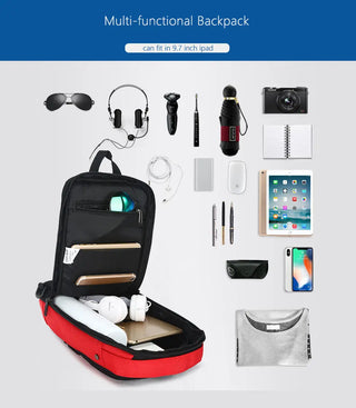 OZUKO Casual Men's Chest Pack Waterproof Crossbody Bags Male USB Charging Shoulder Bag Large Capacity Oxford Messenger Bag 2019 ALODIA STORE