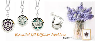 UBELIEVE 30MM Perfume Diffuser Necklace Pendant  Aromatherapy Locket Jewelry Essential Oil Locket Necklace For Women ALODIA STORE