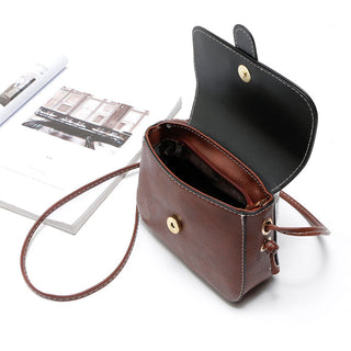 REPRCLA New Arrivals Women Bags Small Vintage Shoulder Bag Pu Leather Women Messenger Bags Crossbody Designer Ladies Bag ALODIA STORE