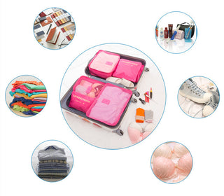 RUPUTIN 6Pcs/set Baggage Travel Organizer Bags waterproof ALODIA STORE
