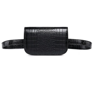 Fashion Women Luxury Leather Alligator Waist bag ALODIA STORE