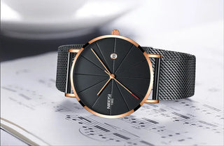 NIBOSI Ultra Thin Fashion Men Watch Top Luxury Brand Business Quartz Watches Waterproof Sports Watch Men Clock Relogio Masculino ALODIA STORE