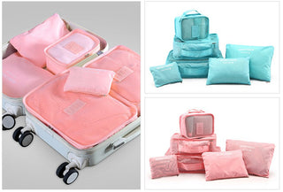RUPUTIN 6Pcs/set Baggage Travel Organizer Bags waterproof ALODIA STORE