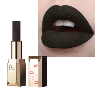 Pudaier Matte Lipstick Waterproof Lip Makeup 26 Colors Long Lasting Moisturizer Lip Tint Korean Black Velvet Nude Matte Lipstick - Alodia Store