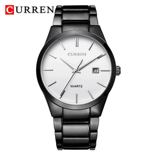 CURREN Top Brand Luxury Fashion Simple Men Watches Slim Steel Strap Waterproof Watch for Man Quartz Business Watch Clock 8106 ALODIA STORE