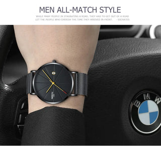 NIBOSI Ultra Thin Fashion Men Watch Top Luxury Brand Business Quartz Watches Waterproof Sports Watch Men Clock Relogio Masculino ALODIA STORE