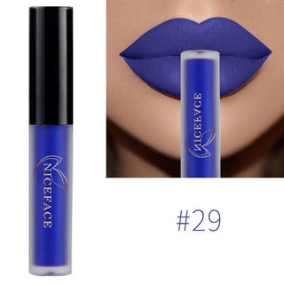 NICEFACE Lip Gloss Nude Matte Liquid Lipstick Lipgloss Waterproof Lip - Alodia Store