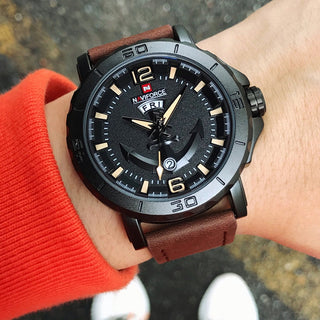 NAVIFORCE Men's Fashion Business Quartz Wristwatches Creative Sports Watches Men Luxury Brand Watch Clock Male Relogio Masculino ALODIA STORE