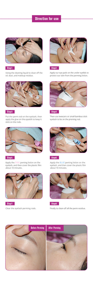 Professional Perm Lotion Eyelash Perming Kit Curling Wave Lashes Lift Set Eyelash Make Up ALODIA STORE