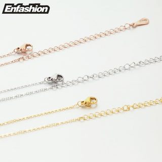 Enfashion Geometric Triangle Circle Star Choker Necklace Gold color Necklaces Pendants Stainless Steel Necklace Women chocker ALODIA STORE