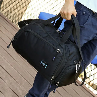 Hot Waterproof Nylon Travel Handbag Men Fashion Carry On Weekend Bags Vintage casual Duffel Shoulder Bags women Overnight Bag ALODIA STORE