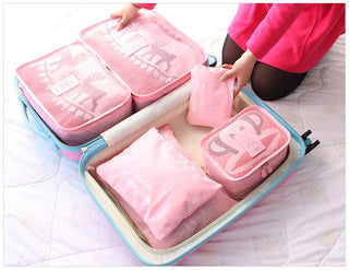 RUPUTIN 6Pcs/set Baggage Travel Organizer Bags waterproof ALODIA STORE