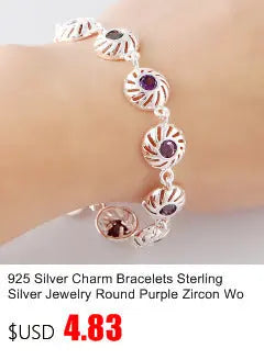 New Fashion 925 Sterling Silver Big Love Heart Pendant Necklace For Women Silver 925 Jewelry Necklace ALODIA STORE