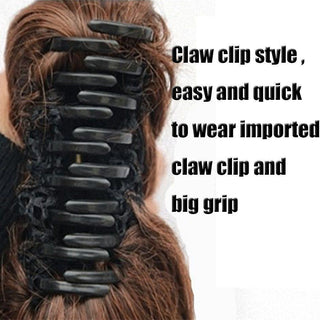 HAIRRO Claw Clip On Ponytail Hair Extension Synthetic Ponytail Extension Hair For Women Pony Tail Hairpiece Curly Style ALODIA STORE
