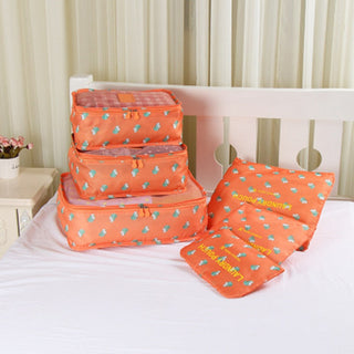 RUPUTIN 6Pcs/set Baggage Travel Organizer Bags waterproof ALODIA STORE